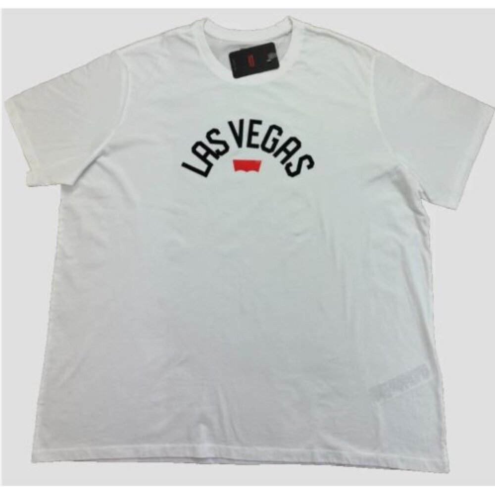 Levi's Las Vegas Logo Standard Fit T-Shirt Tee Men's Size XXL 100% Cotton New